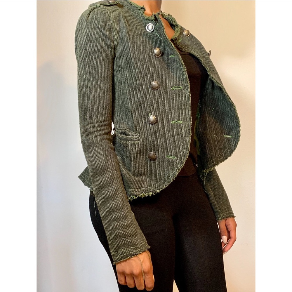 ECOTE ANTHROPOLOGIE Button up Military Jacket